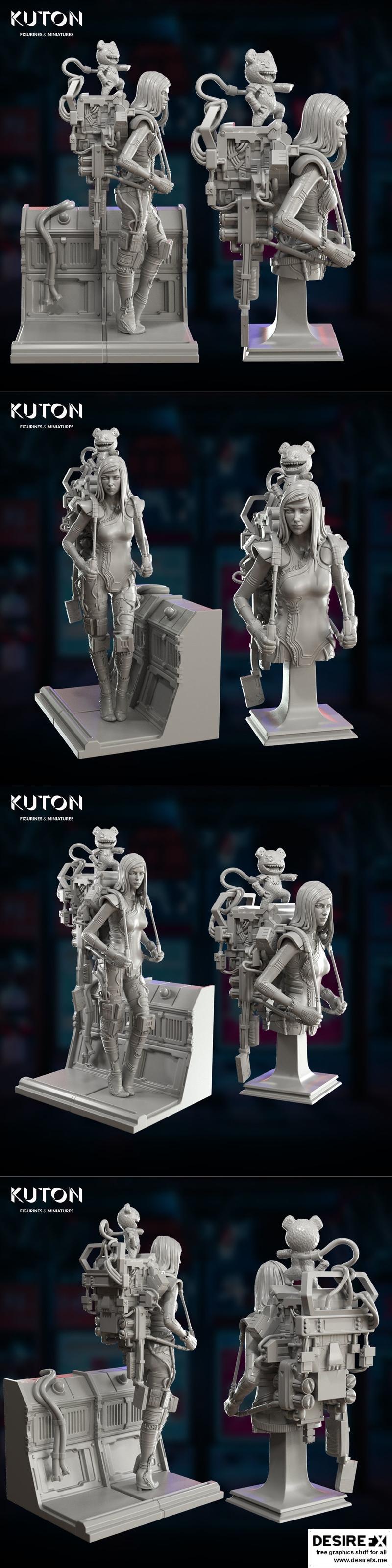 KUTON – 路和维加 – 3D打印模型|KUTON – Lu and Vega – 3D Print Model STL