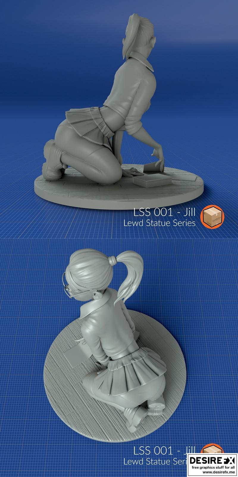 LSS001 Jill 01 3D打印模型|LSS 001 – Jill 01 – 3D Print Model STL