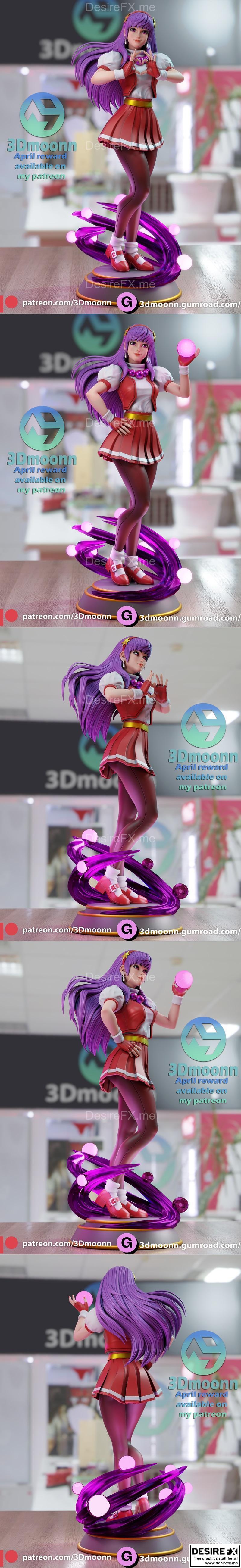 Athena - 3D打印模型 - 女神雕像|Athena – 3Dmoonn – 3D Print Model STL