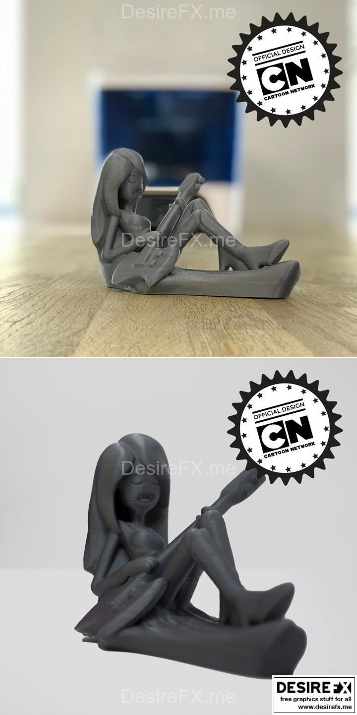 《Adventure Time 马尔西妮 3D打印模型》|Marceline from Adventure Time – 3D Print Model STL