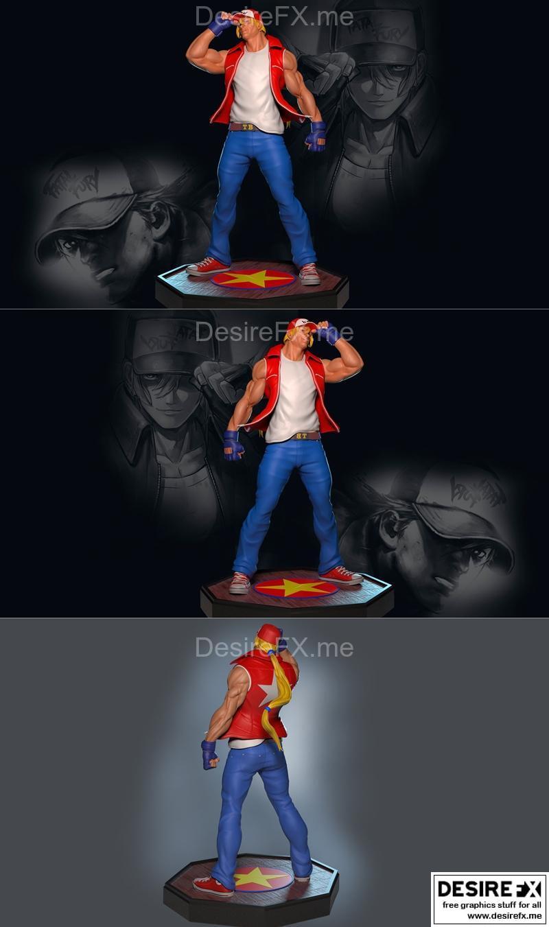泰瑞·博加德 3D打印模型 STL|Terry Bogard – 3D Print Model STL