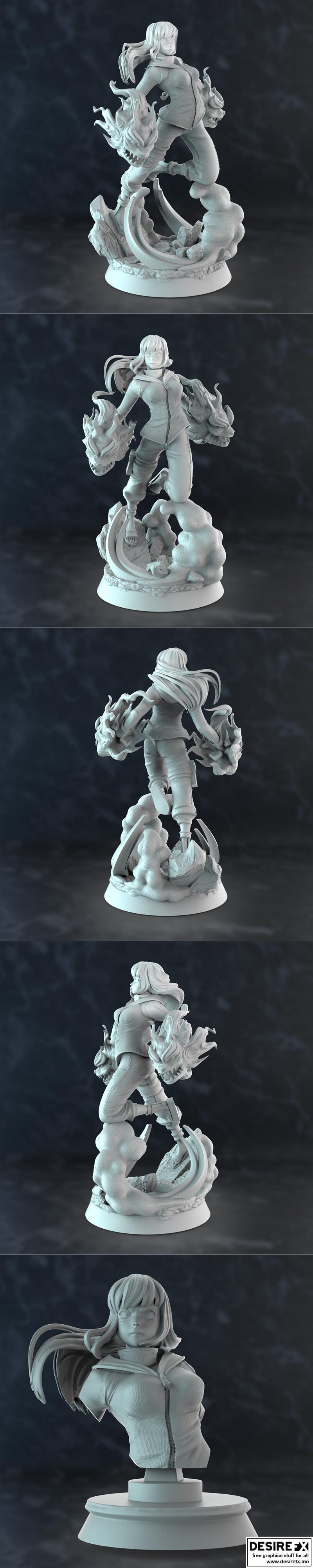 雏田 - 3D打印模型 STL|Hinata – 3D Print Model STL