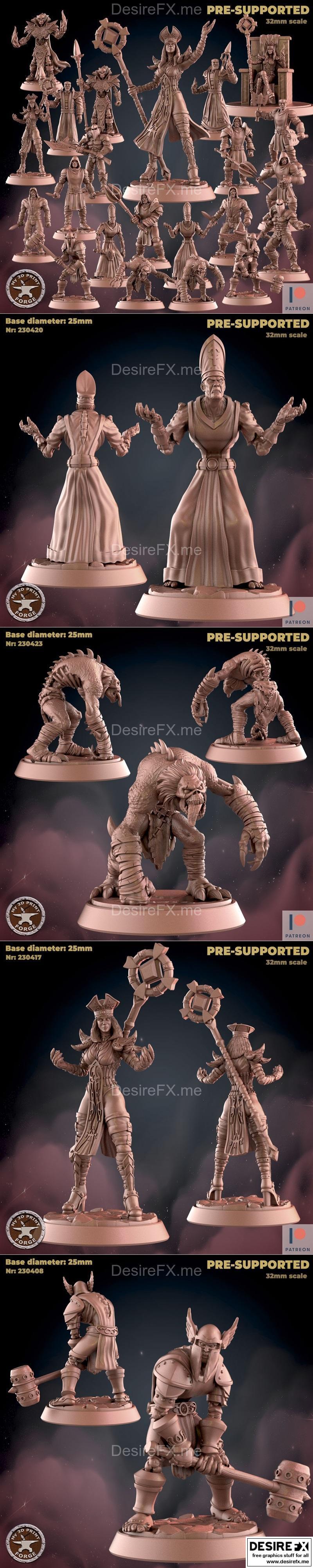 My3DPrintForge - 《Scarlet Monastery》四月2023款3D打印模型|My3DPrintForge – Scarlet Monastery April 2023 – 3D Print Model STL