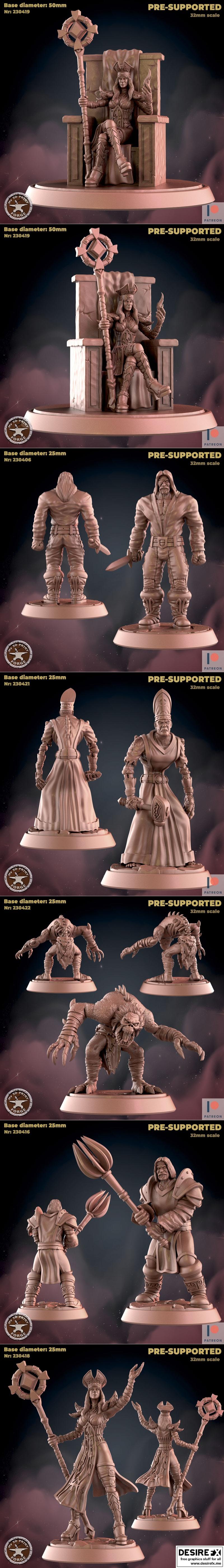 My3DPrintForge - 《Scarlet Monastery》四月2023款3D打印模型|My3DPrintForge – Scarlet Monastery April 2023 – 3D Print Model STL