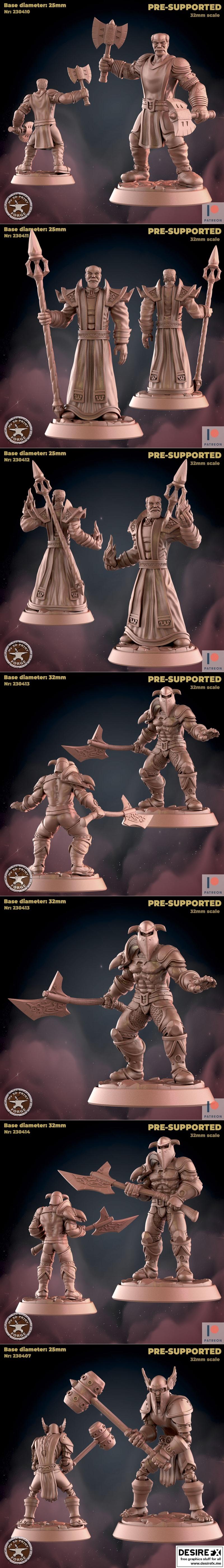 My3DPrintForge - 《Scarlet Monastery》四月2023款3D打印模型|My3DPrintForge – Scarlet Monastery April 2023 – 3D Print Model STL