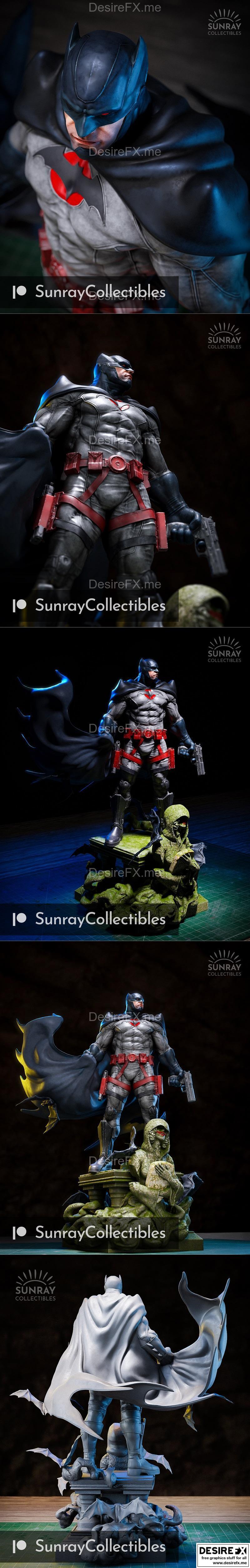 蝙蝠侠3D打印模型：托马斯·韦恩|Batman – Thomas Wayne – 3D Print Model STL