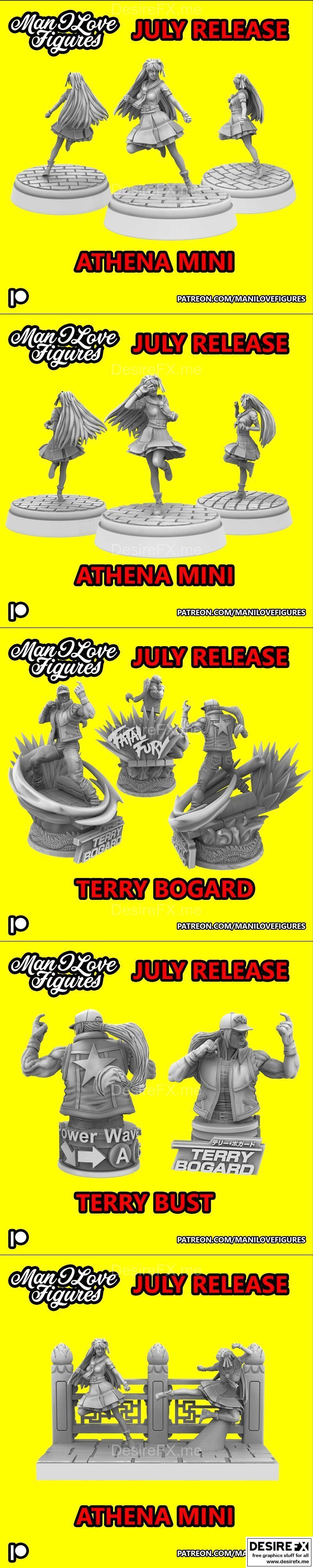 曼哈顿之爱 2022年7月 3D打印模型 STL|Man I Love Figures July 2022 – 3D Print Model STL