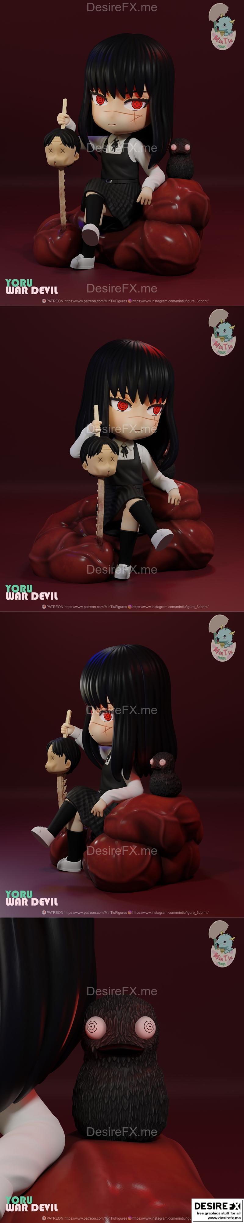 Yoru 3D打印模型|Yoru – 3D Print Model STL