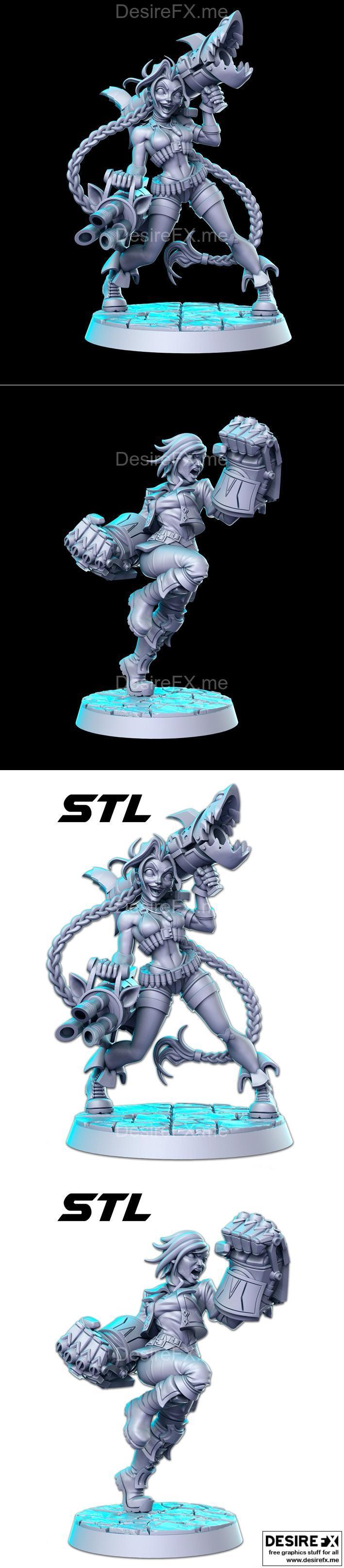 RN工作室 - 3D打印模型 - Jix与VI角色模型|RN Estudio – Jix and VI – 3D Print Model STL