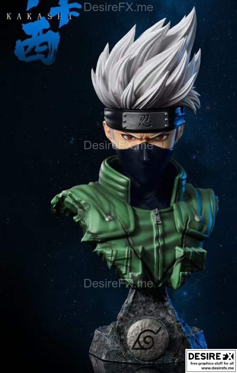 哈塔基·卡卡西 3D打印模型|Kakashi Hatake Bust – 3D Print Model STL