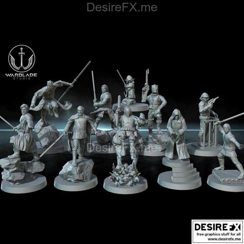 Warblade Studios 2022年3D打印模型：动漫游戏角色立体模型集|Warblade Studios February 2022 – 3D Print Model STL