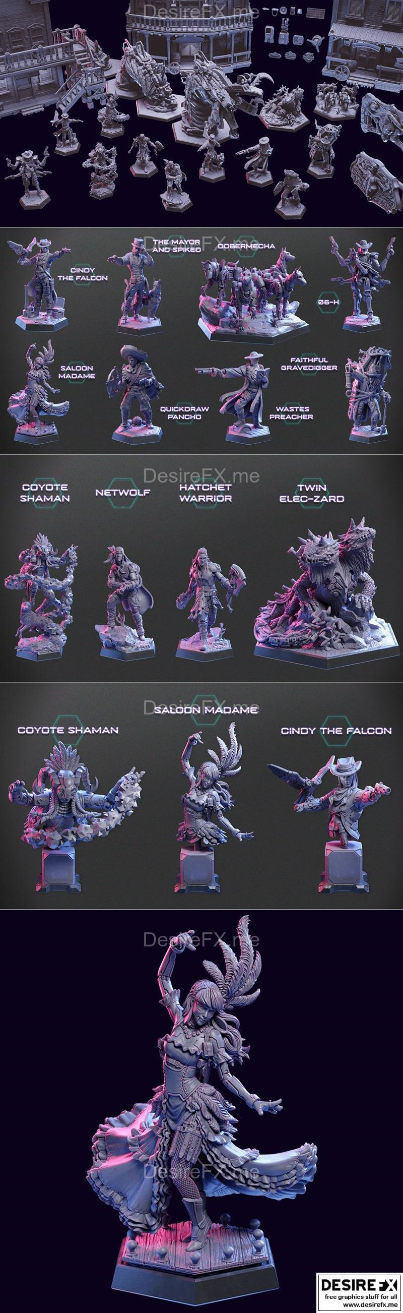 Loot Studio科幻作品《荒野前沿》3D打印模型|Loot Studio Sci-Fi – The Wild Frontier April 2023 – 3D Print Model STL