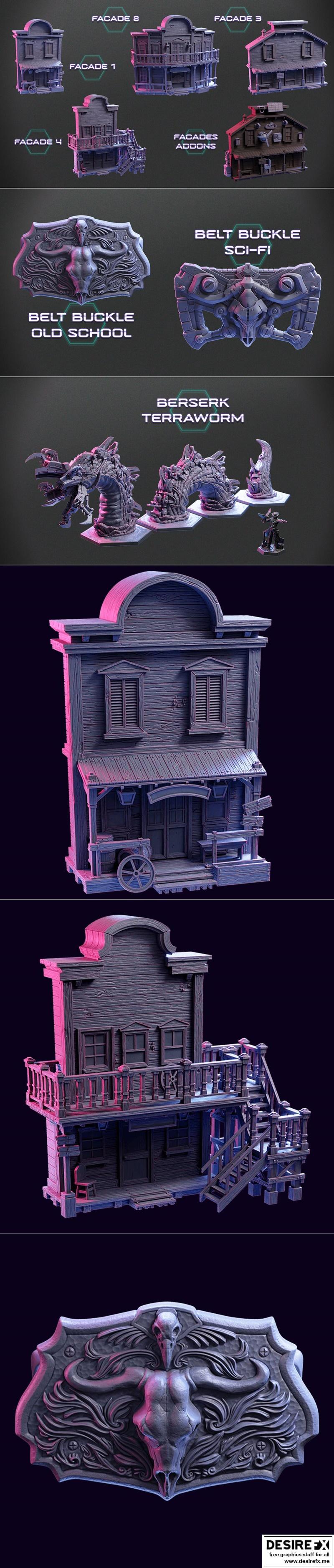 Loot Studio科幻作品《荒野前沿》3D打印模型|Loot Studio Sci-Fi – The Wild Frontier April 2023 – 3D Print Model STL