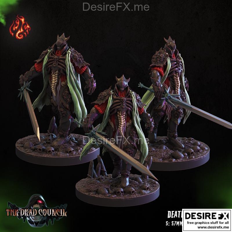 CGF 死亡骑士 3D打印模型|CGF Death Knight – 3D Print Model STL