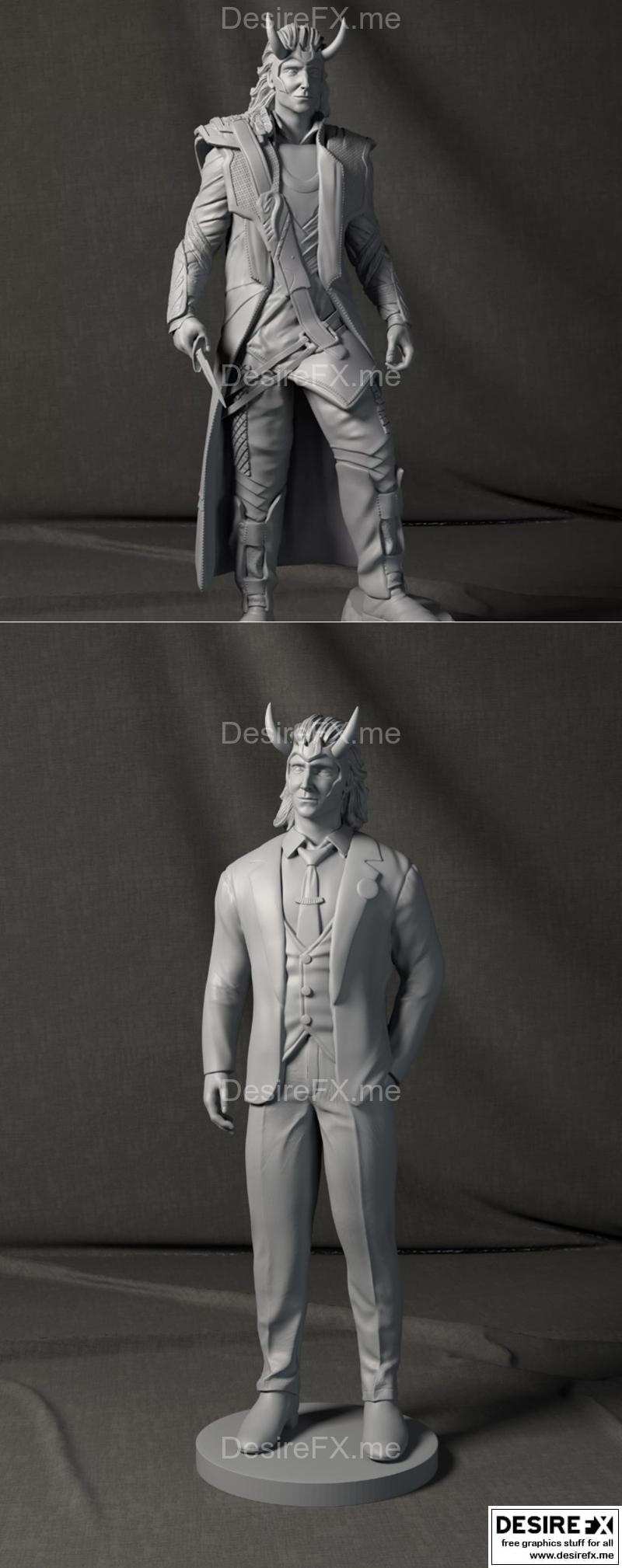 洛基套装与神明——3D打印模型|Loki Suit and God – 3D Print Model STL