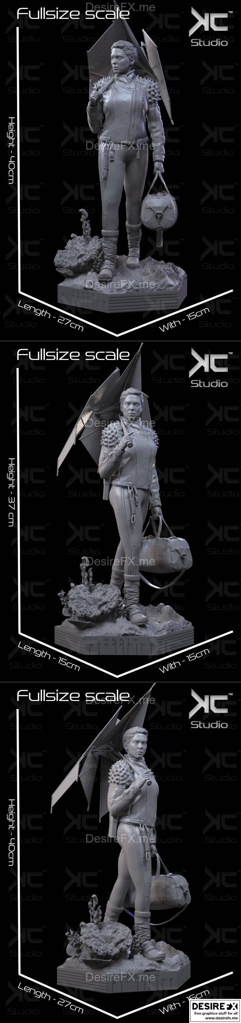 KcStudio - 生死相随 - 可打印3D模型|KcStudio – Fragile Death Stranding – 3D Print Model STL