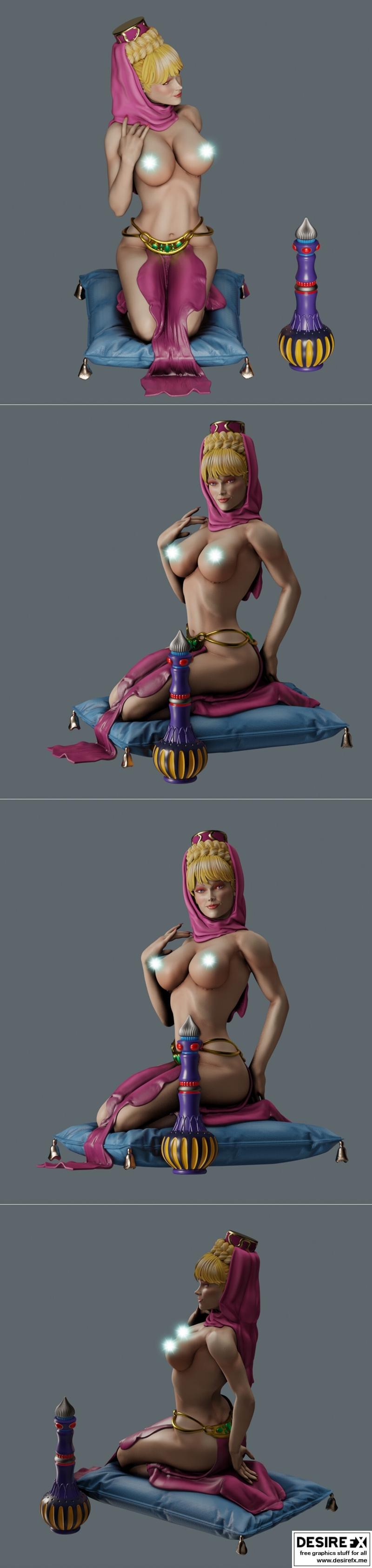 我梦中的珍妮——3D打印模型|I Dream of Jeannie – 3D Print Model STL