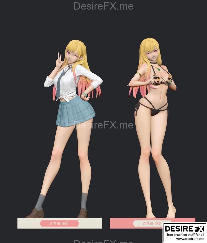 马林·高桥v3 3D打印模型|Marin Kitagawa v3 – 3D Print Model STL