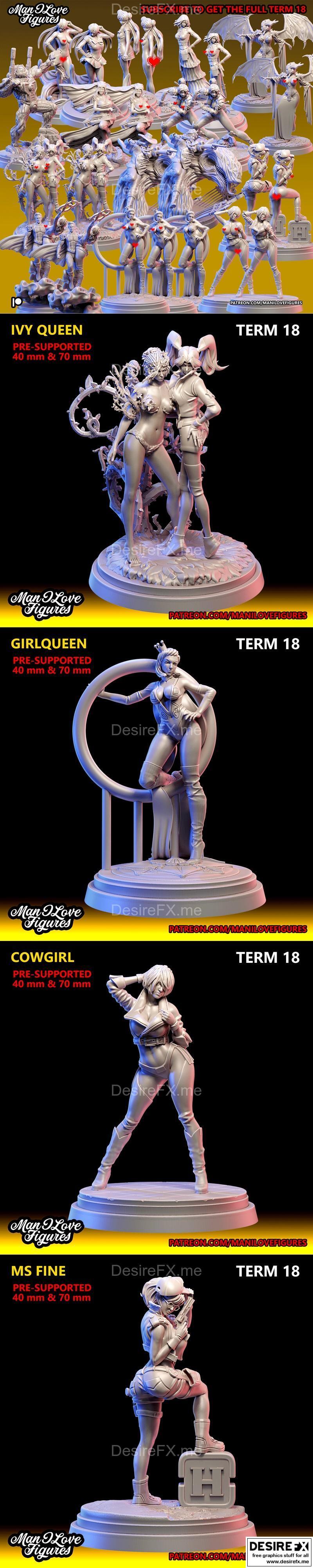 我爱的图鉴 - 18期 - 3D打印模型STL|Man I Love Figures – Term 18 – 3D Print Model STL