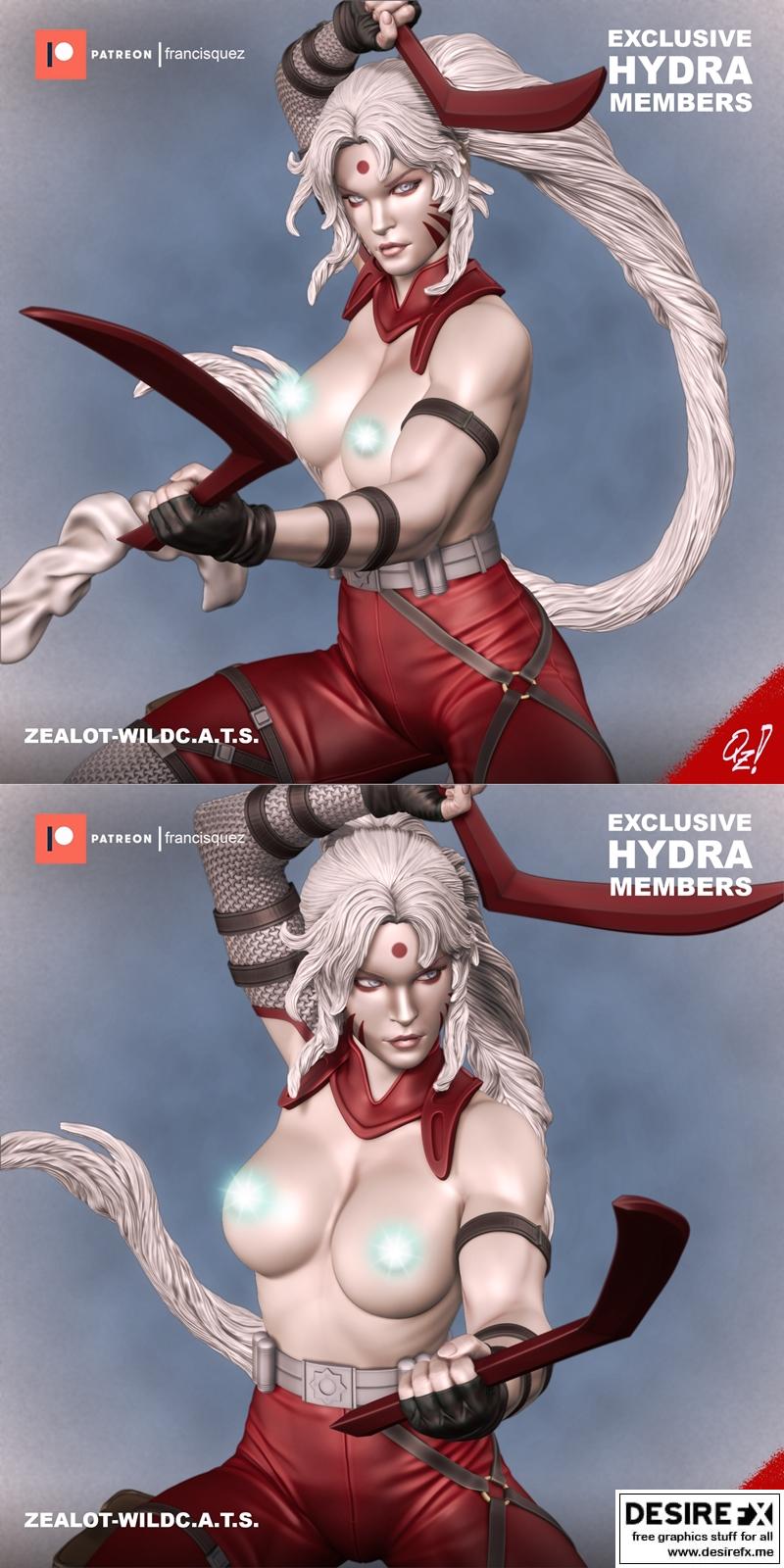 弗朗西斯·奎兹 3D打印模型|Francis Quez – Zealot – 3D Print Model STL