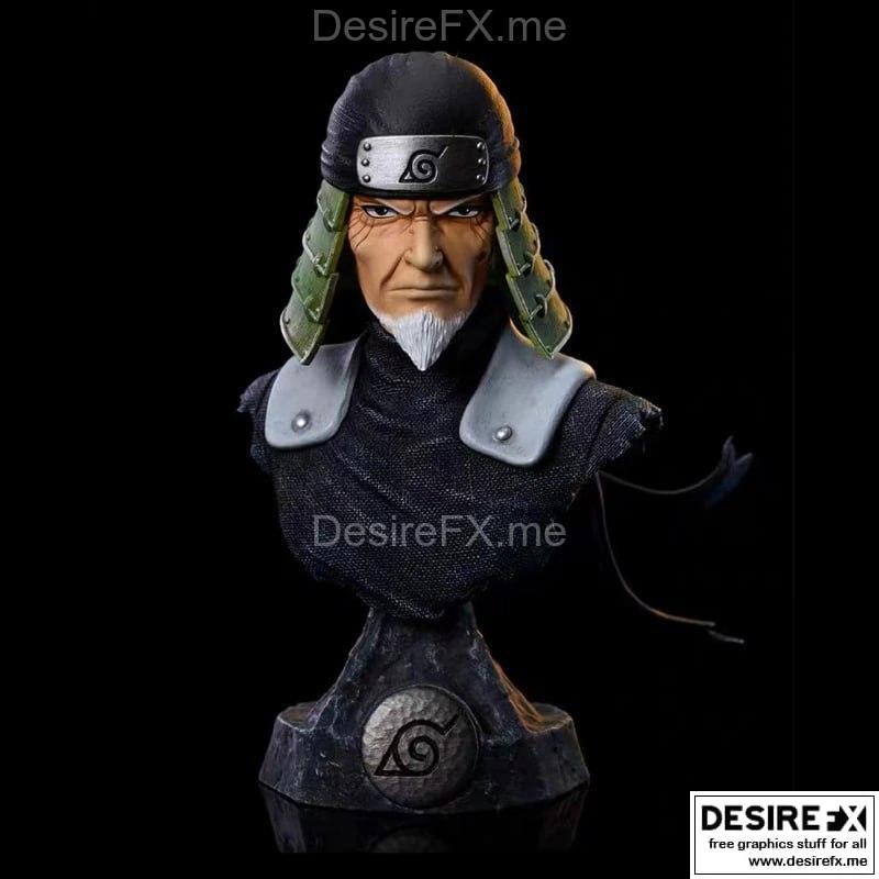 博人传3D打印模型：木叶村漩涡鸣人|Sarutobi Hiruzen Bust – 3D Print Model STL