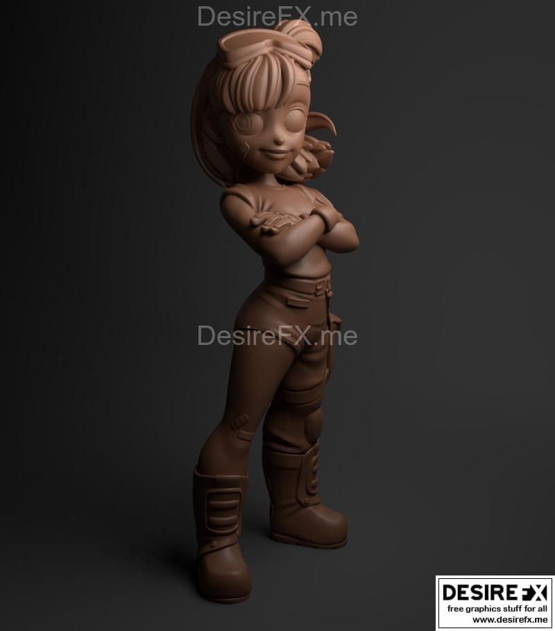 Bulma - 3D打印模型 - 贝吉塔|Bulma – 3D Print Model STL