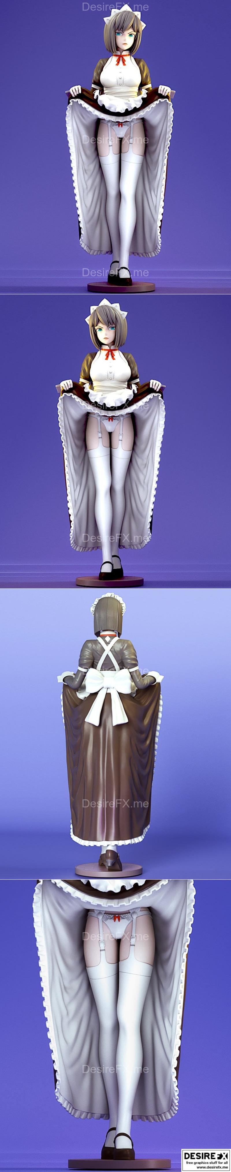 Maid 3D打印模型|Maid – 3D Print Model STL