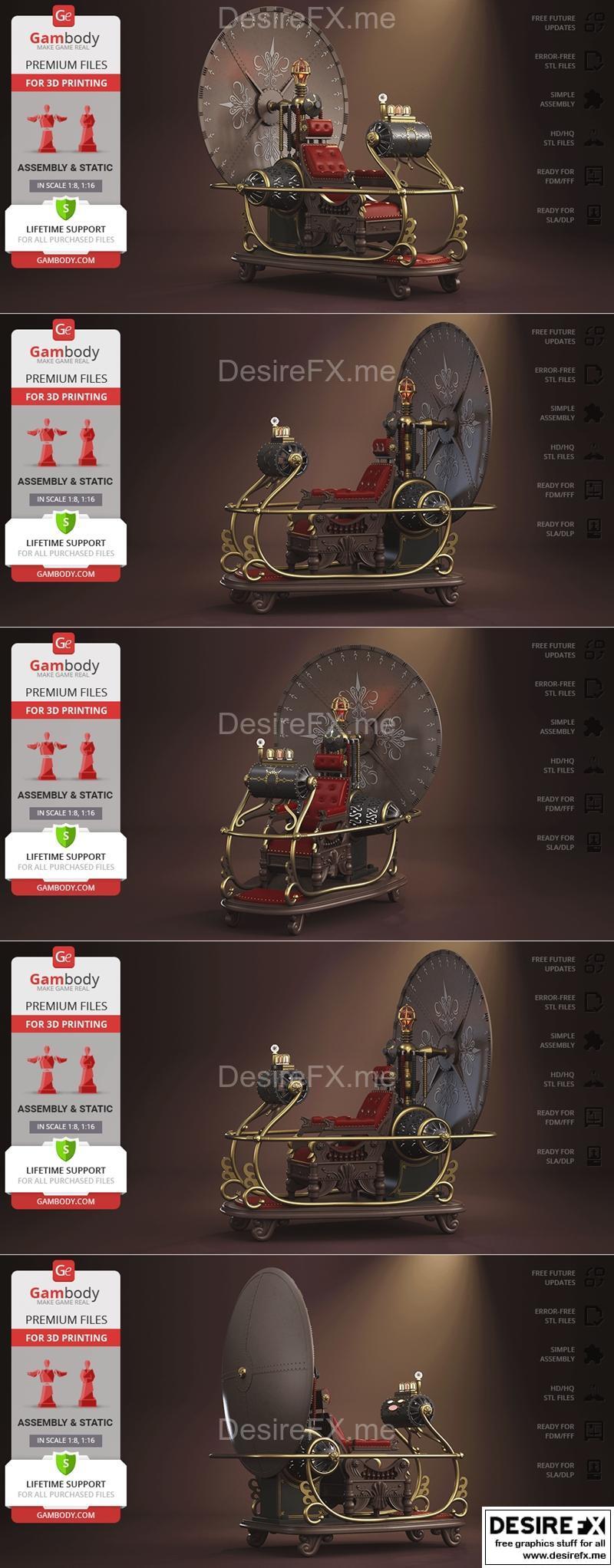 Gambody – 时光机器 1960 3D打印模型|Gambody – The Time Machine 1960 – 3D Print Model STL