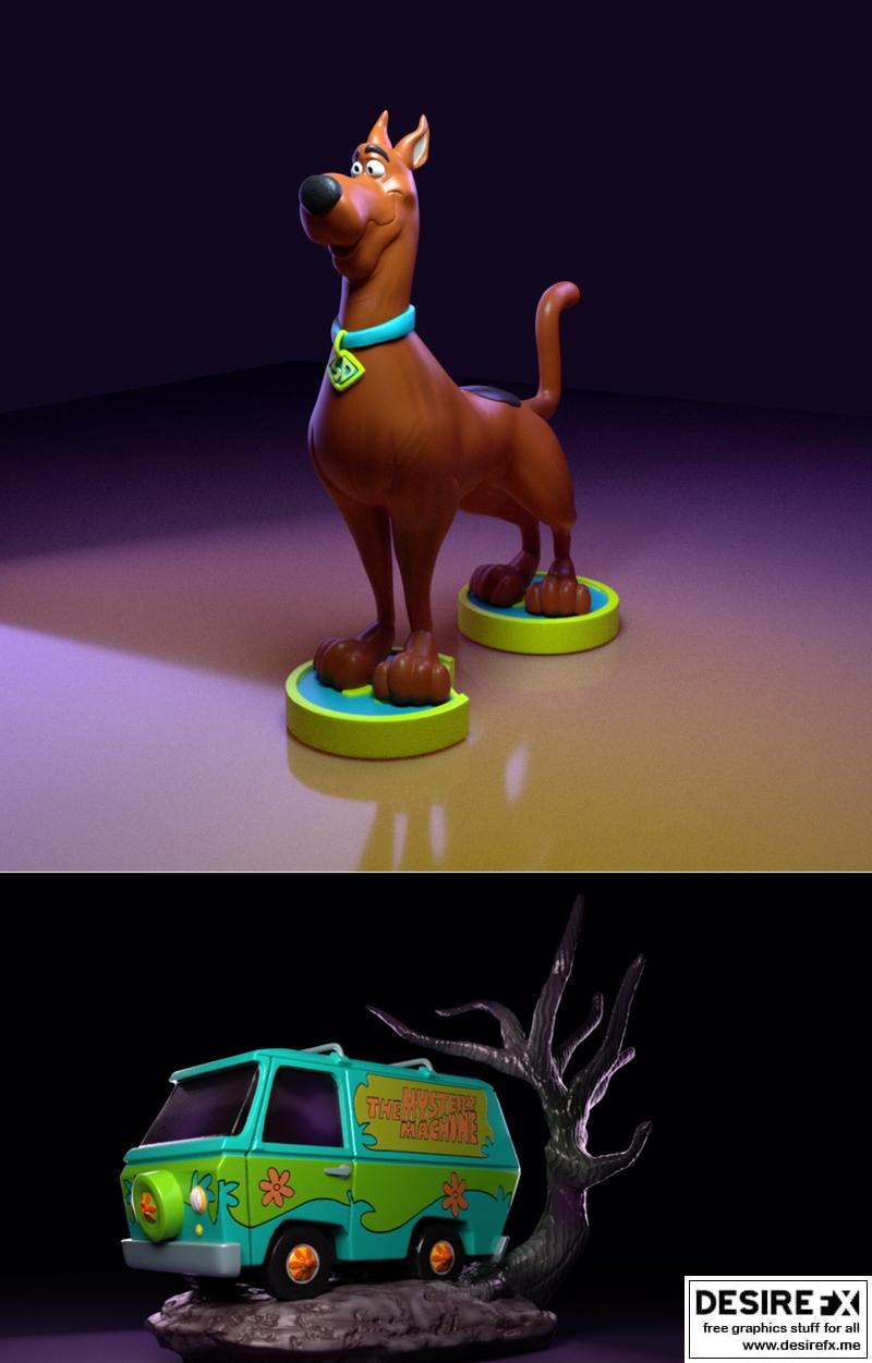 超级英雄组合苏茜丁OO 3D打印模型|Super – Combo – Scooby – Doo Gang – 3D Print Model STL