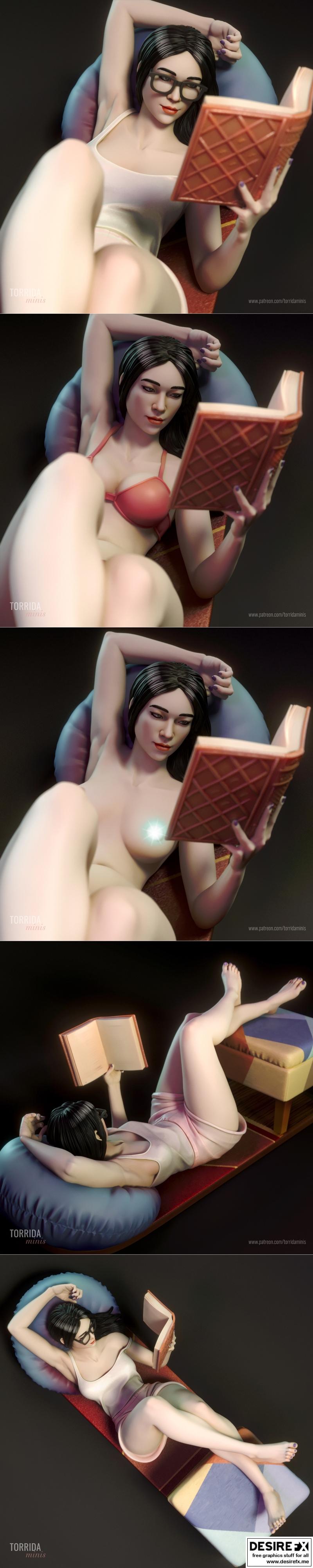 月之炽焰迷你模型 3D打印版|Moon – Torrida Minis – 3D Print Model STL