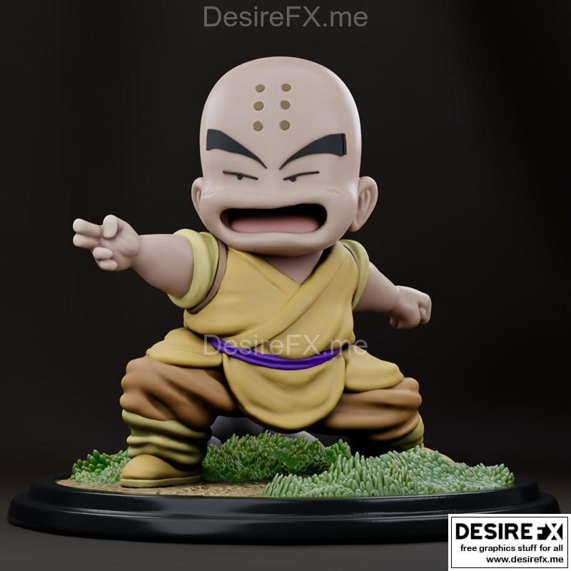 克林 3D打印模型 STL|Krillin – 3D Print Model STL