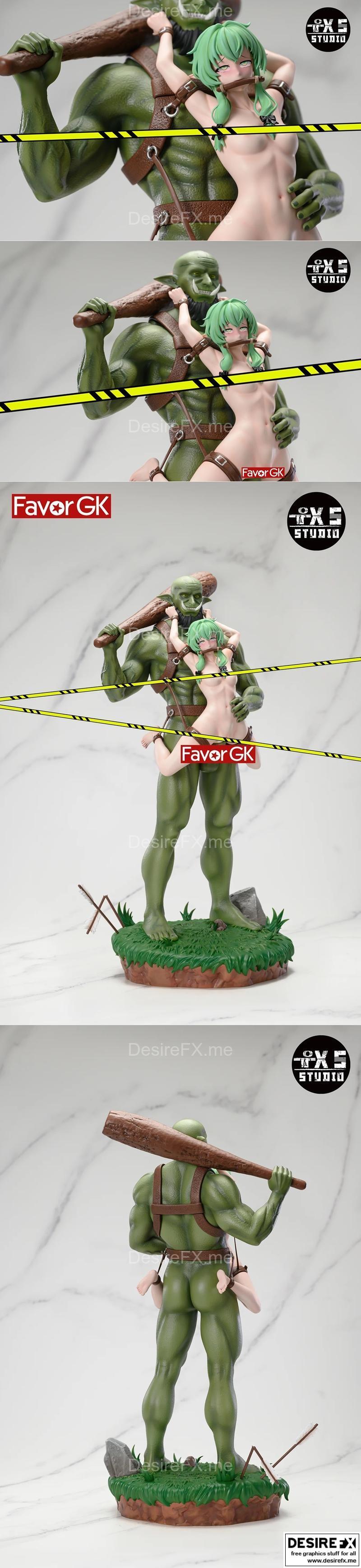 兽人3D打印模型|Hentai Orc – 3D Print Model STL