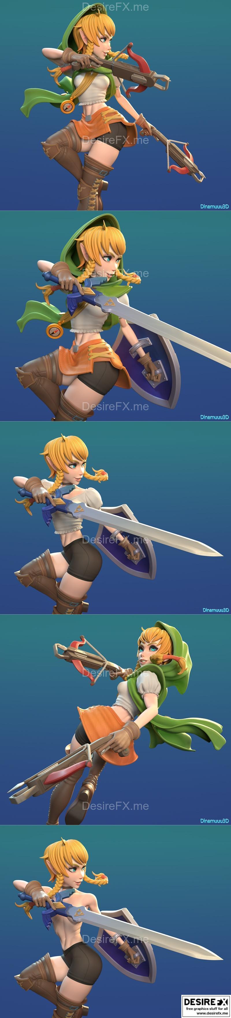 Dinamuuu3D - 链扣 - 3D打印模型|Dinamuuu3D – Linkle – 3D Print Model STL