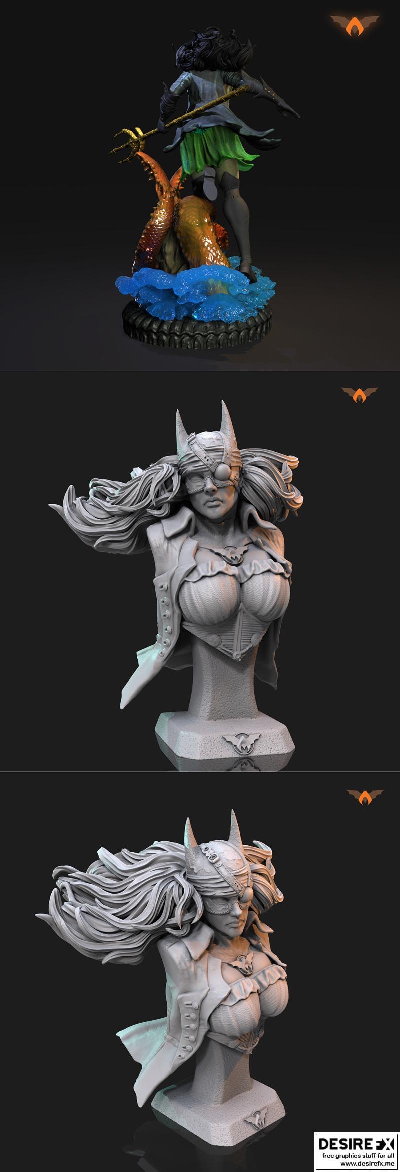 Drowned 3D打印模型|Drowned – 3D Print Model STL