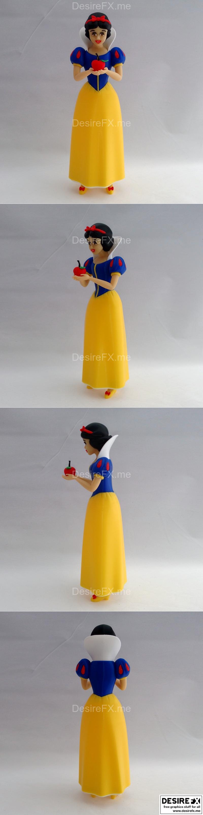 白雪公主 3D打印模型|Snow White – 3D Print Model STL