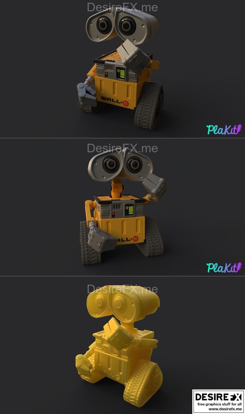 PlaKit - 墙·E - 3D打印模型|PlaKit – WALL-E – 3D Print Model STL