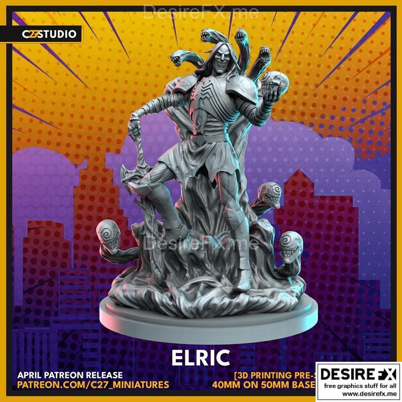 Knull - 埃里克 - C27 - 3D打印模型|Knull – Elric – C27 – 3D Print Model STL