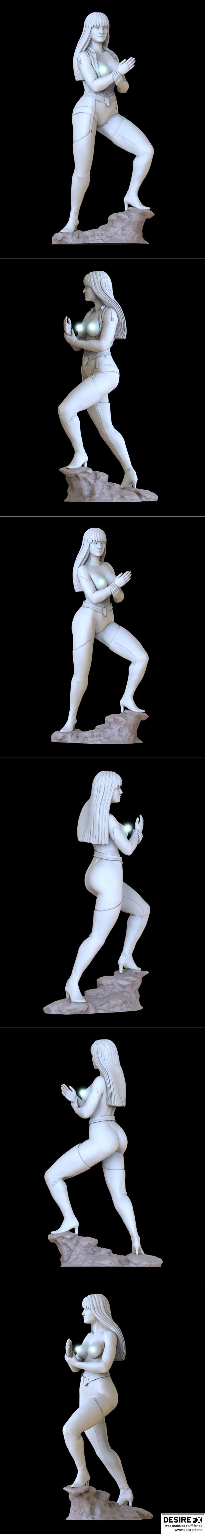 沉默之影手表 闪灵时刻 3D打印模型|Silk Spectre Watchmen – 3D Print Model STL