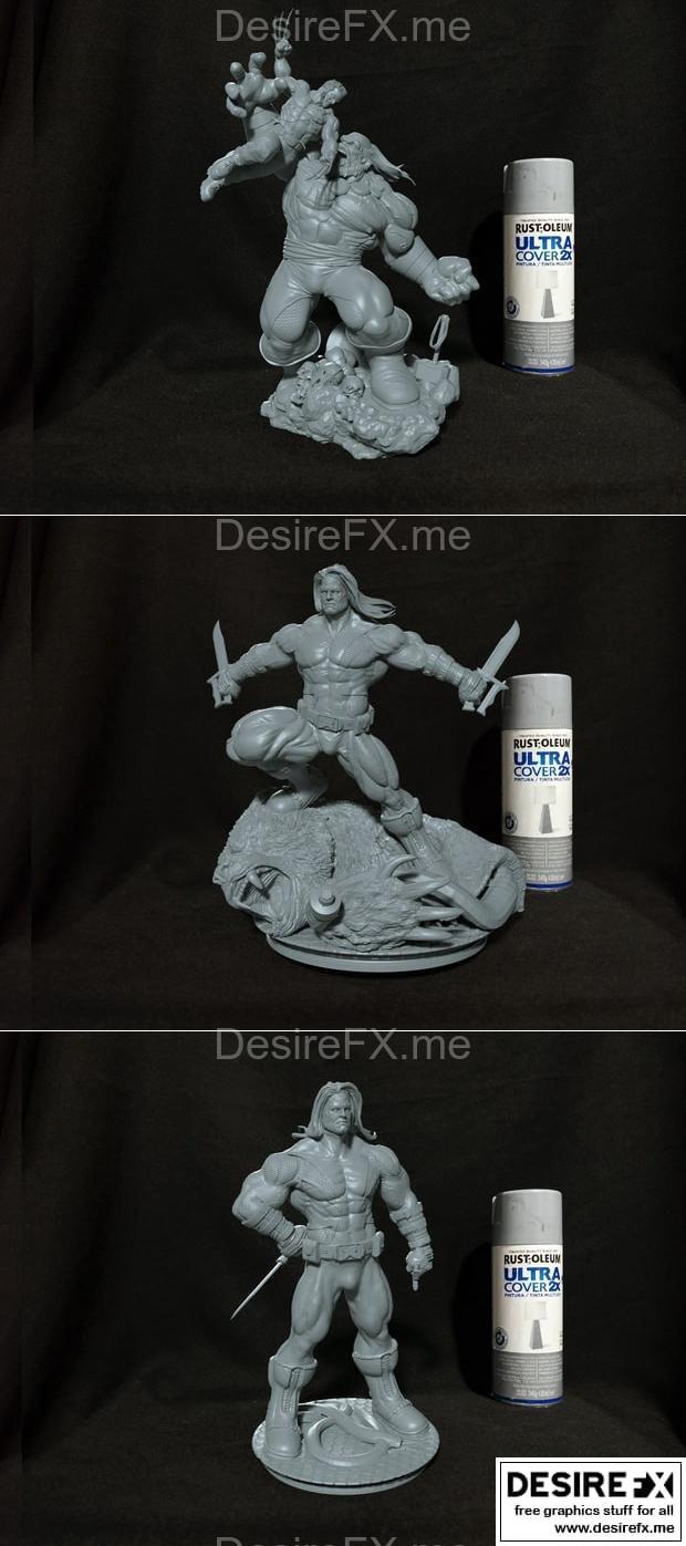Maestrox 3D打印模型：Warpath角色雕塑精品|Maestroxlogan and Warpathmuseu and Warpath – 3D Print Model STL