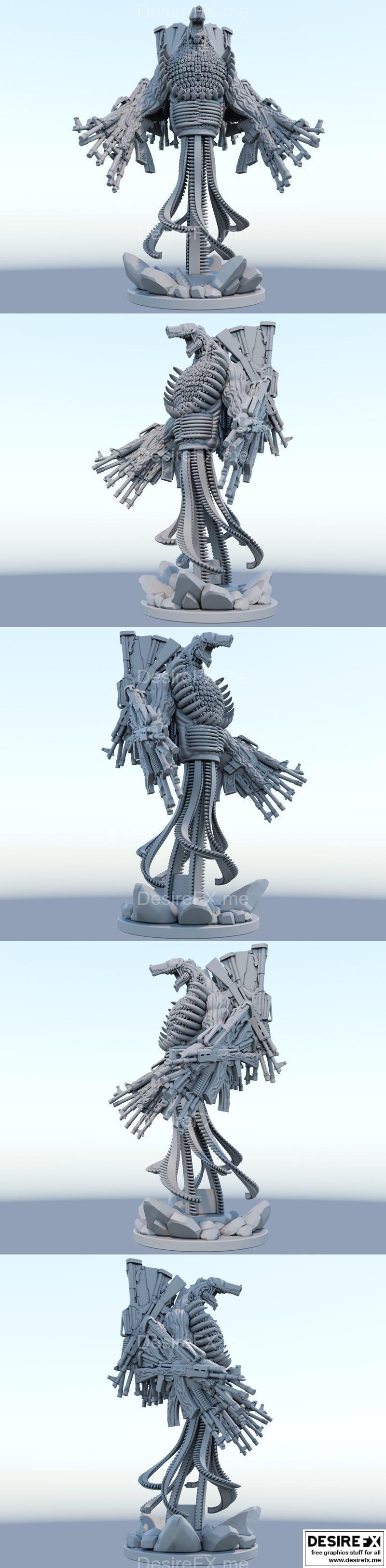 枪之恶魔 3D打印模型|Gun Devil – 3D Print Model STL