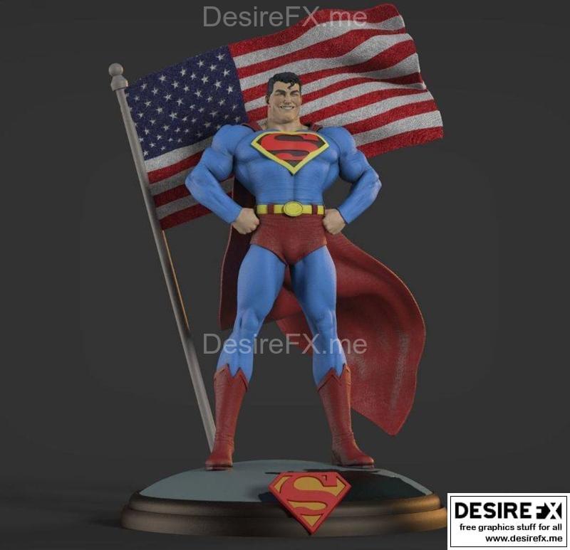 超级英雄经典——3D打印模型|Superman classic – 3D Print Model STL