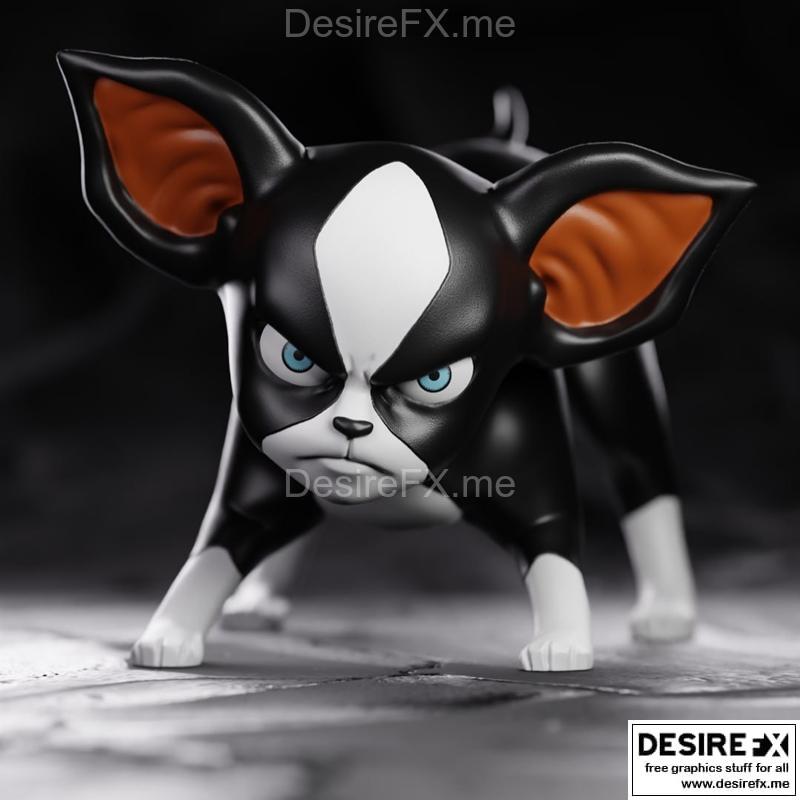 乔乔的奇妙冒险 - 爱格 - 3D打印模型|JoJo’s Bizarre Adventure – Iggy – 3D Print Model STL