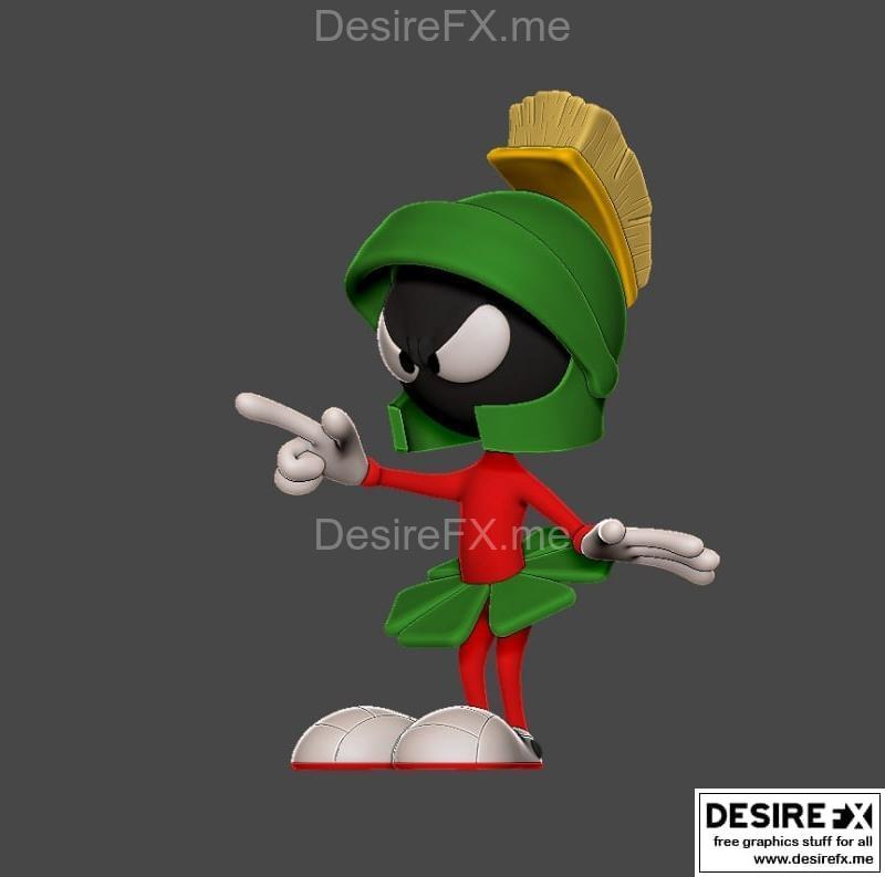 火星人马文 - 3D打印模型|Marvin the Martian – 3D Print Model STL