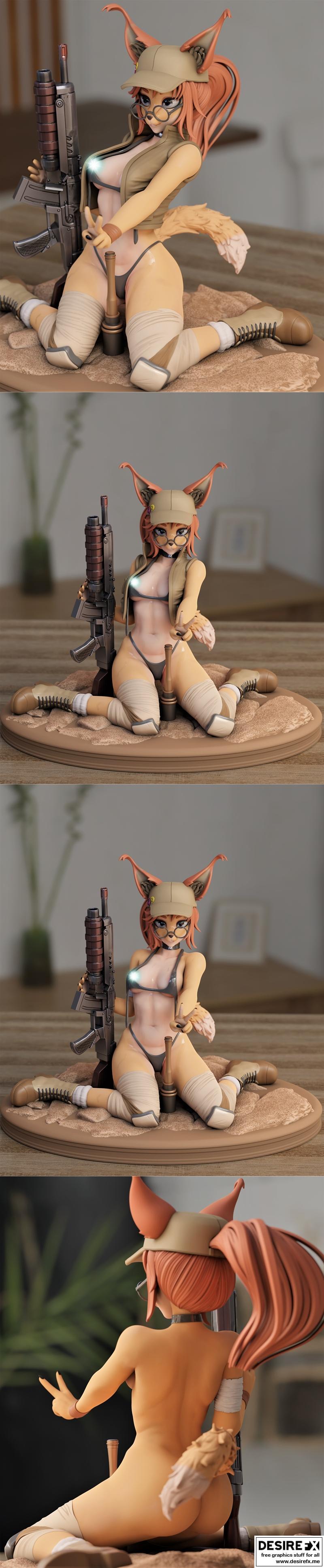 Fio Furry - Momoji - 3D打印模型|Fio Furry – Momoji – 3D Print Model STL