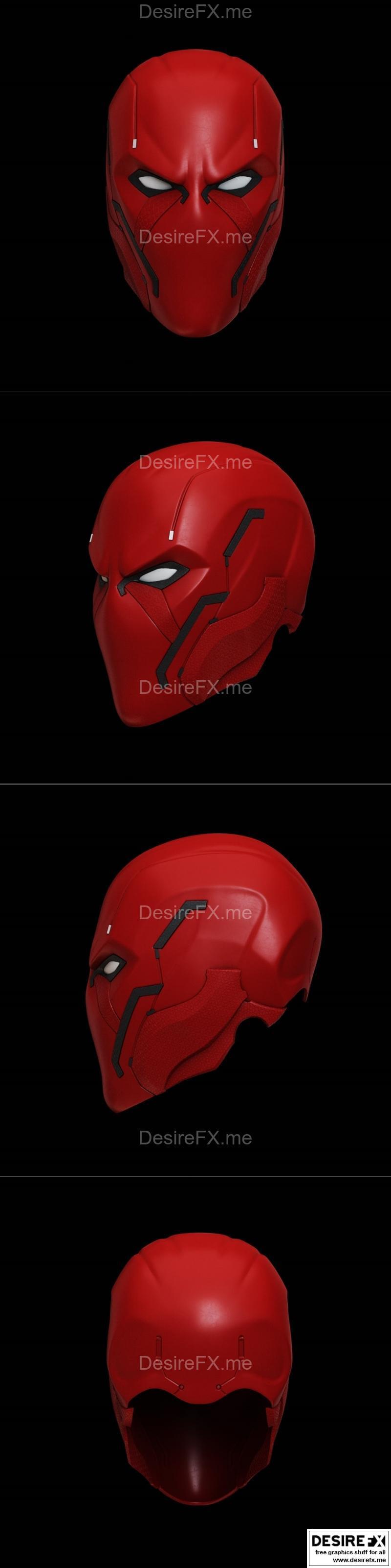 红 hood 超越头盔 3D打印模型|Red Hood Beyond Helmet – 3D Print Model STL
