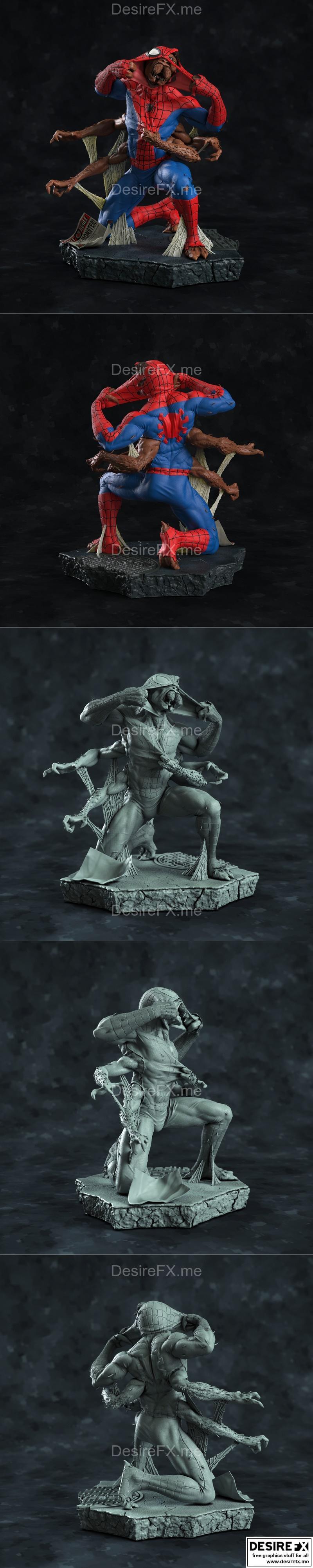 曼达拉蜘蛛 - 3D打印模型|Man Spider – 3D Print Model STL