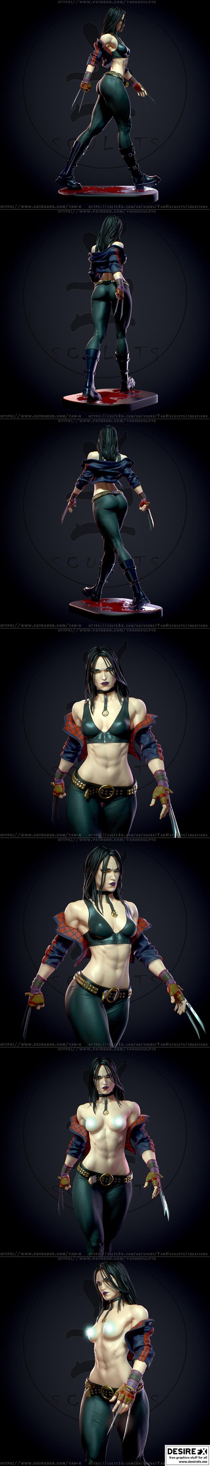 X23 - 亚兰 - 3D打印模型|X23 – Yan-H – 3D Print Model STL