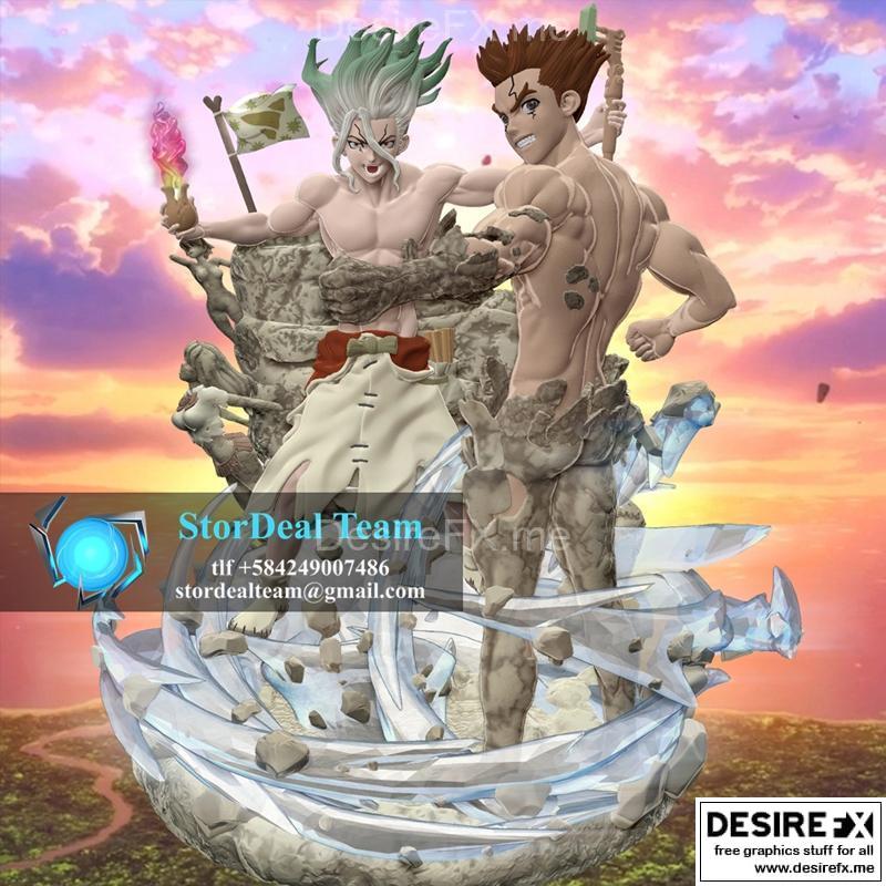 泰久森古 3D打印模型|Taiju Senku – 3D Print Model STL