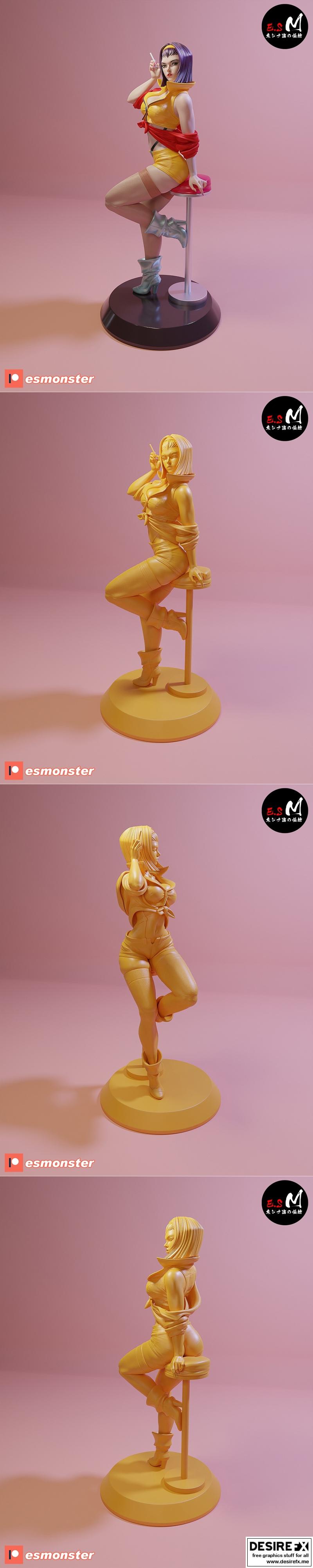 Faya - E.S怪物 - 3D打印模型|Faya – E.S Monster – 3D Print Model STL