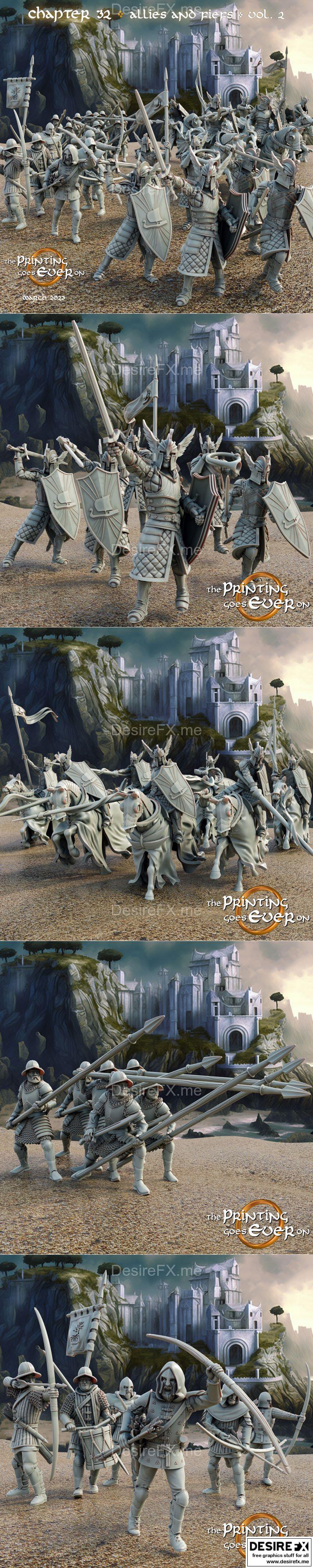 3D打印模型：盟友与封地 Vol.2|The Printing Goes Ever On – Chapter 32 – Allies and Fiefs Vol.2 – 3D Print Model STL